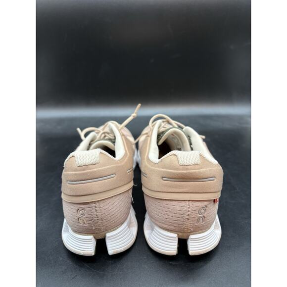 On Cloud 5 Women’s Road Running Shoes Size 8.5 Rosebrown Camo Speed Laces Pink - Picture 5 of 8